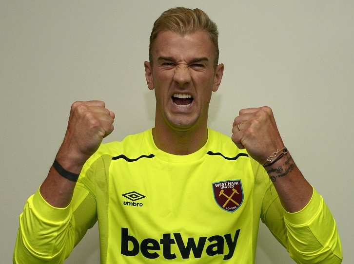 West Ham United catch England goalkeeper Joe Hart | West Ham United