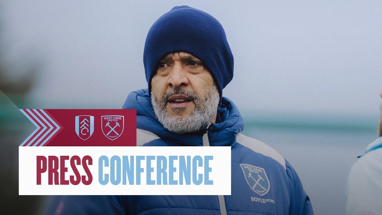 LIVE: Nuno Espírito Santo's Press Conference | Fulham v West Ham