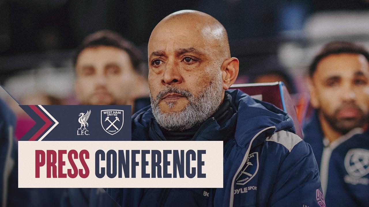 LIVE: Nuno Espírito Santo's Press Conference | Liverpool v West Ham
