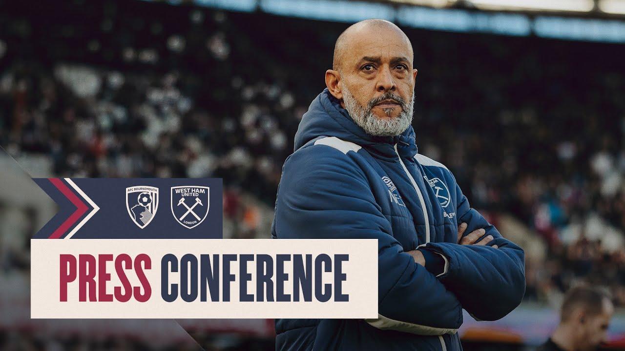 LIVE: Nuno Espírito Santo's Press Conference | Bournemouth v West Ham