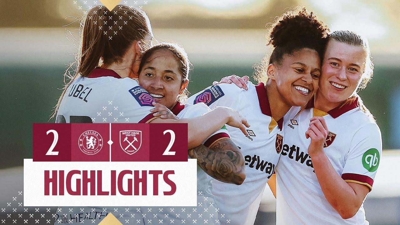 Martinez At the Double! 🔥🔥 | Chelsea 2-2 West Ham | WSL