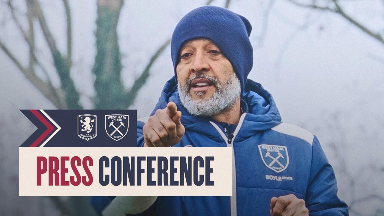 LIVE: Nuno Espírito Santo's Press Conference | Aston Villa v West Ham