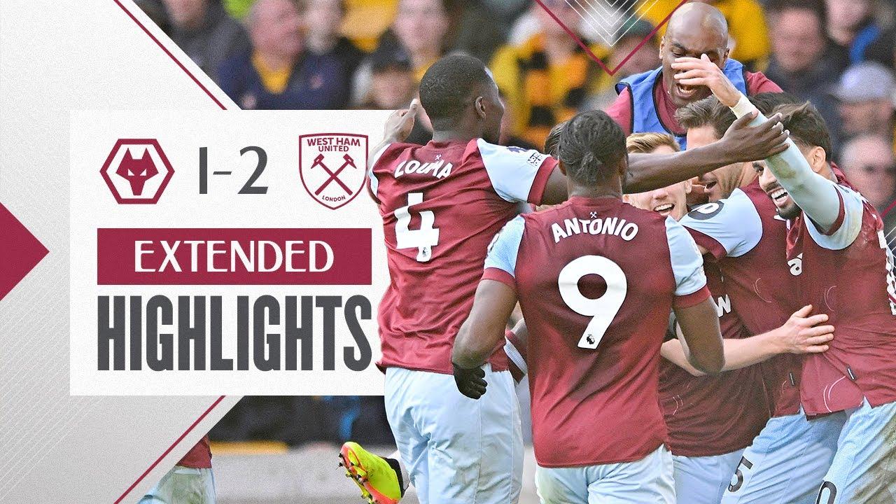Extended Highlights | Late Ward-Prowse Winner Gives Hammers Crucial Victory | Wolves 1-2 West Ham