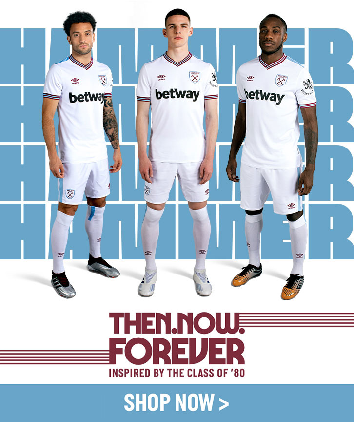 west ham white jersey