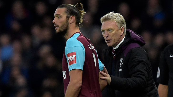 David Moyes and Andy Carroll