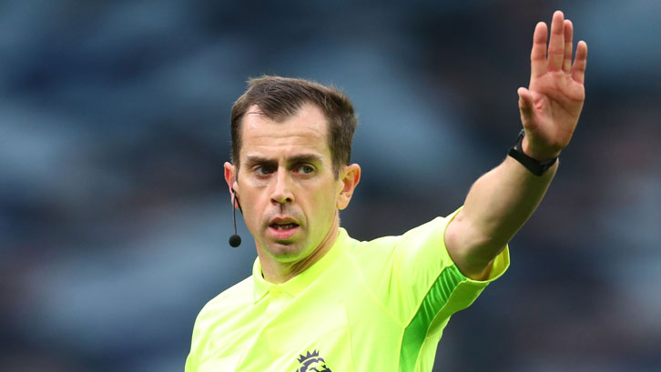 Referee Peter Bankes