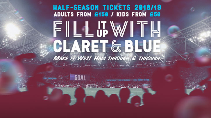 Full it up with Claret and Blue