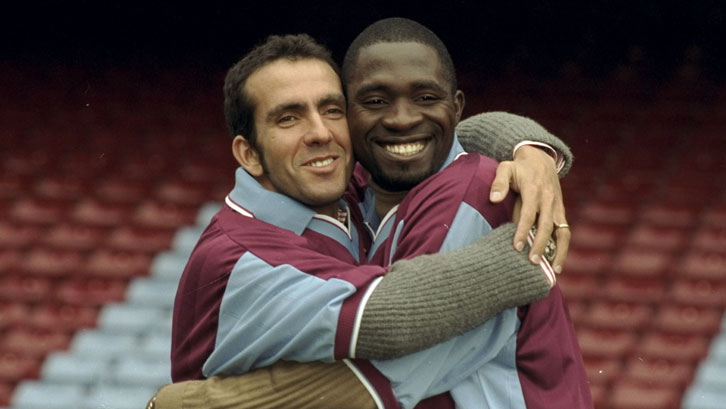 Paolo Di Canio and Marc-Vivien Foe