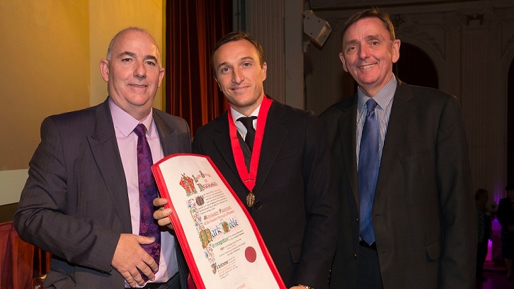 Mark Noble bestowed with Freedom of Newham
