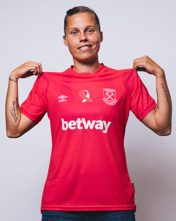 West Ham United women release new pink shirt in support of Breast Cancer Now
