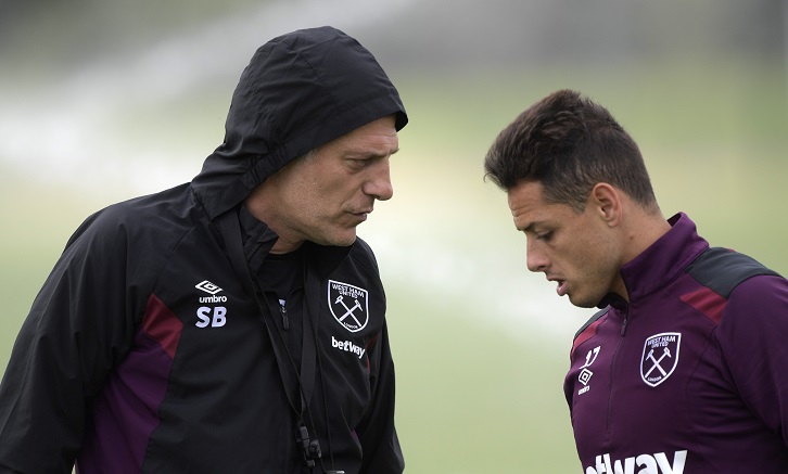 Slaven Bilic and Chicharito