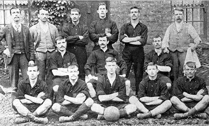 Thames Ironworks FC in 1895