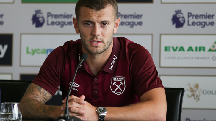 Jack Wilshere speaks to the media at London Stadium on Tuesday 
