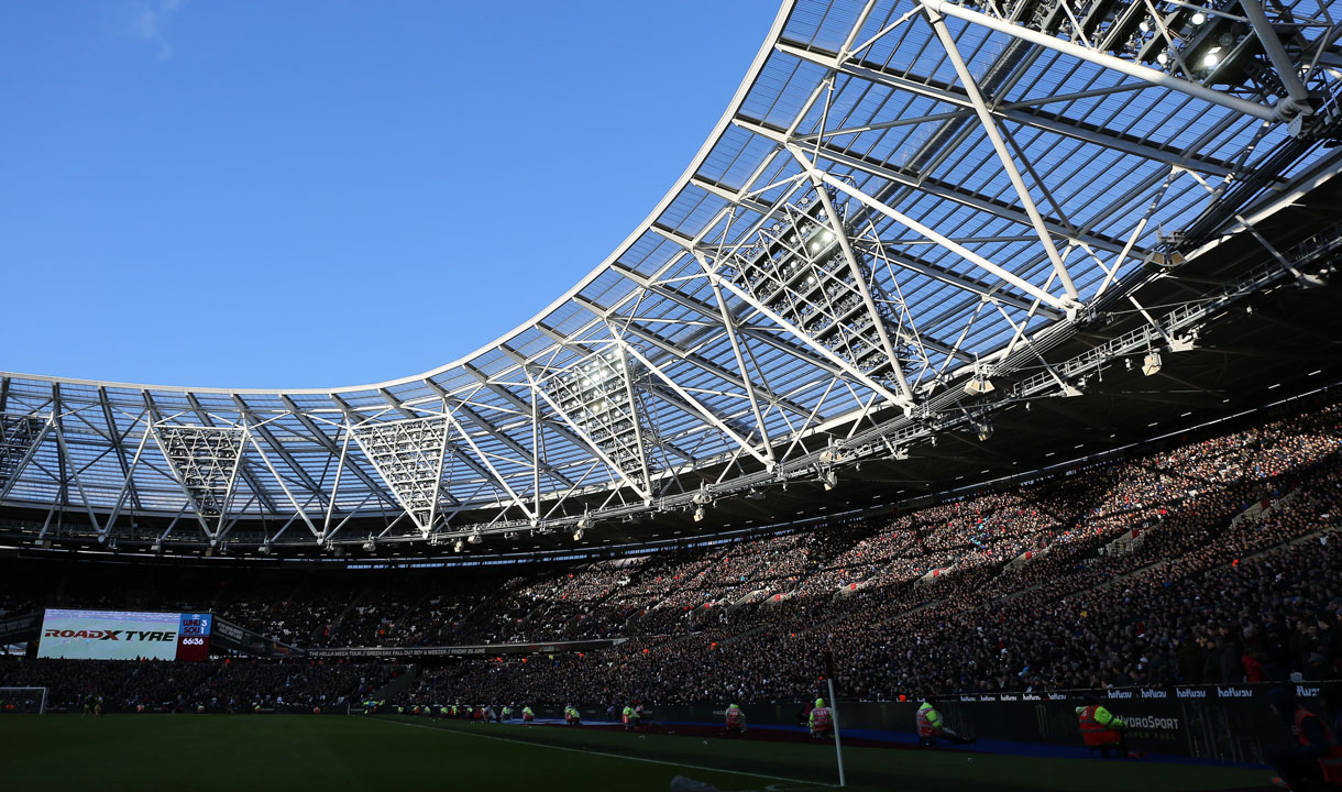 A full Billy Bonds Stand at London Stadium