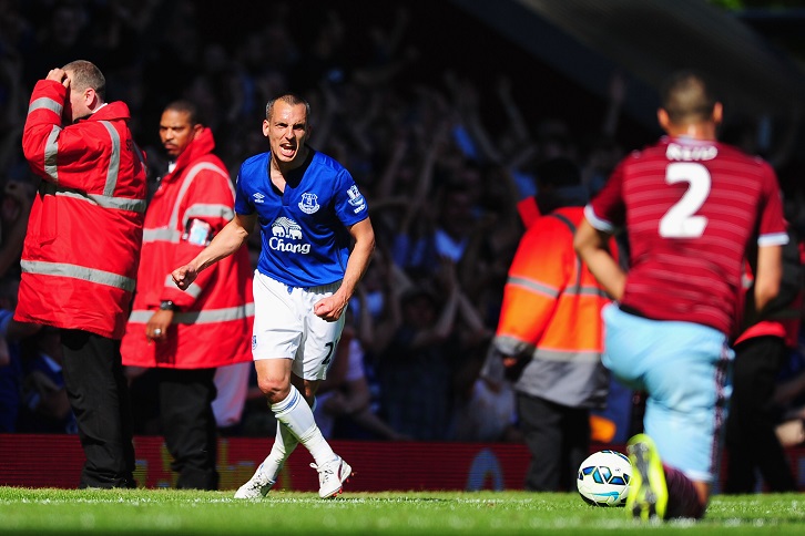 Leon Osman played 433 times for Everton, scoring 57 goals, between 2003-15