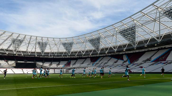 London Stadium pitch dimensions  West Ham United