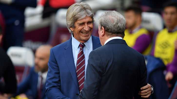 Manuel Pellegrini and Roy Hodgson