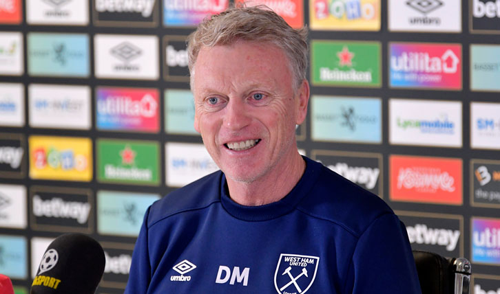 David Moyes in a press conference