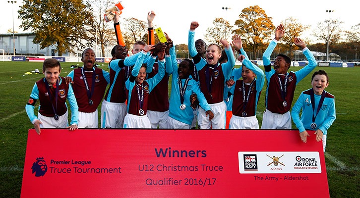 West Ham Academy Spreads Remembrance Message West Ham United