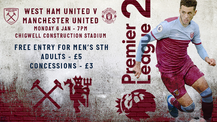 Watch West Ham U23s Vs Man Utd Free For Season Ticket Holders West Ham United