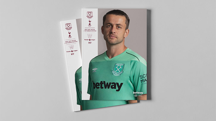 Official Programme v Tottenham