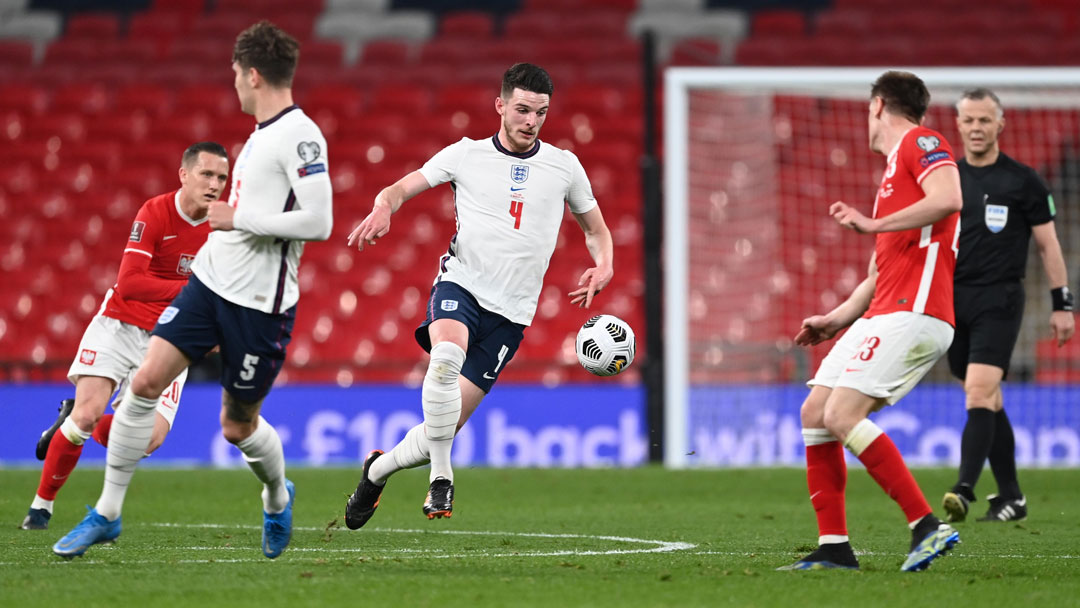 Declan Rice en action