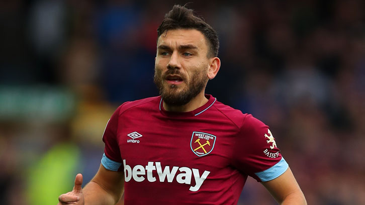 Robert Snodgrass in action at Everton