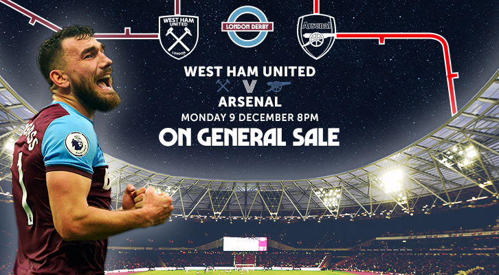 Buy West Ham United v Arsenal tickets