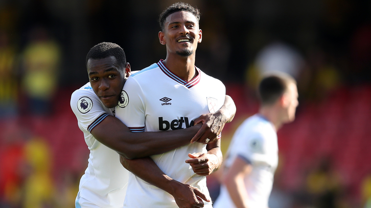 Seb Haller and Issa Diop