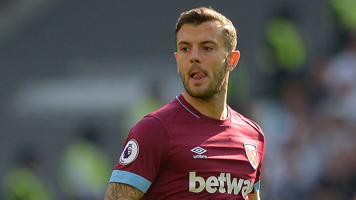 Jack Wilshere in action at London Stadium