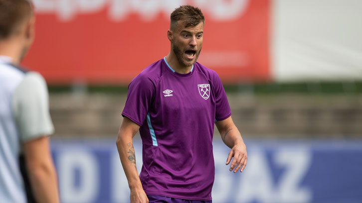 Andriy Yarmolenko in training