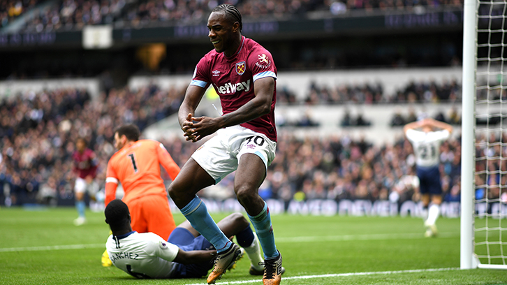 Antonio's goal celebration against Spurs certainly brought a smile to Claret and Blue supporters!