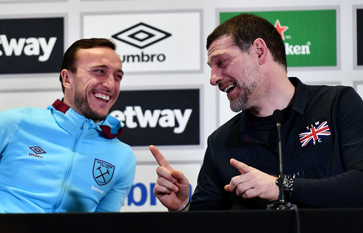 Slaven Bilic and Mark Noble