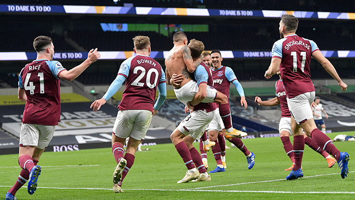 West Ham United celebrate