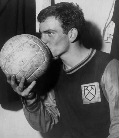 Martin Britt kisses the matchball
